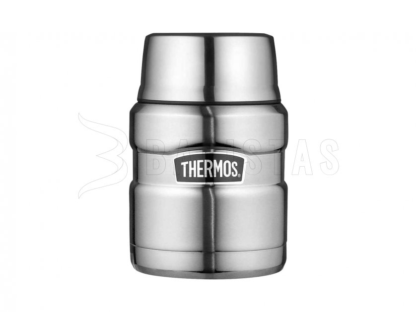 Termo con cuchara Thermos King 0,47 l acero