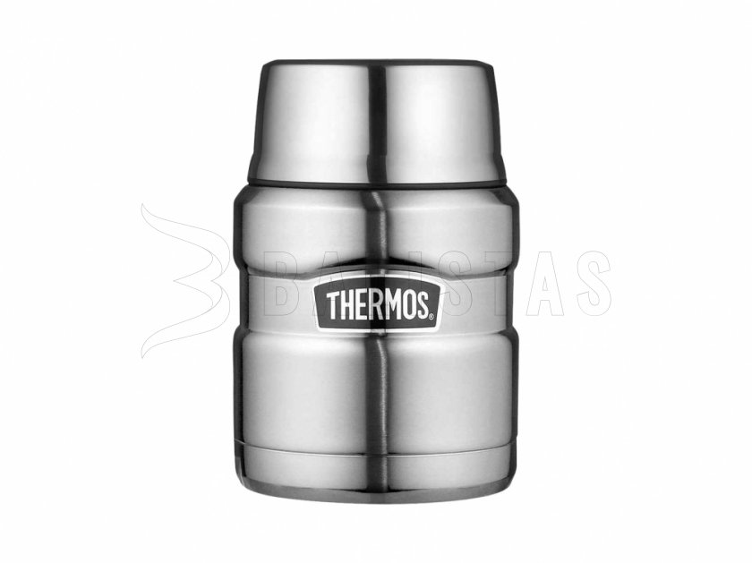 Termo con cuchara Thermos King 0,47 l acero