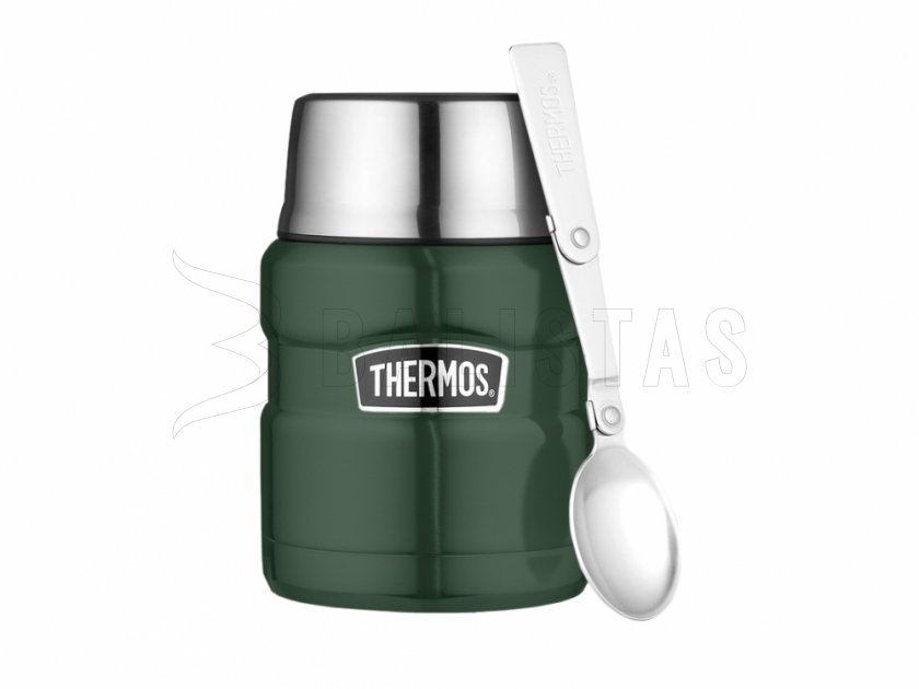 Termo King 0,47 l con cuchara verde