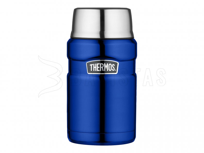 Termo King 0,71 l con cuchara azul
