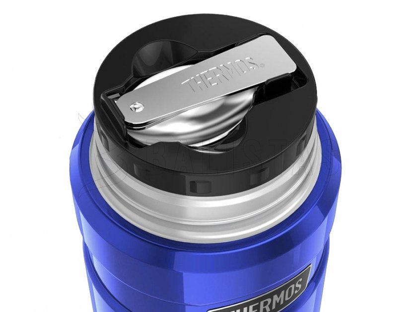 Termo King 0,71 l con cuchara azul