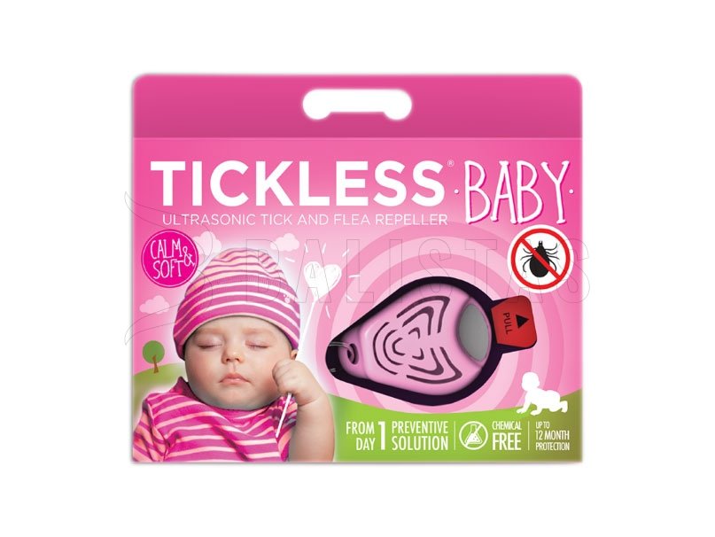 Repelente de garrapatas para niños Tickless rosa 3