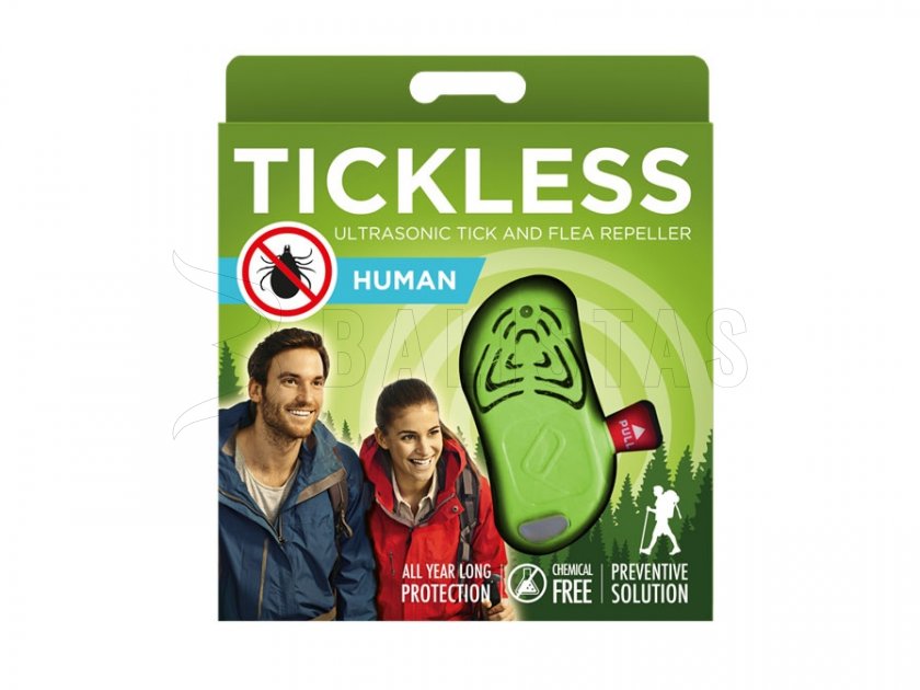 Odpuzovač de garrapatas para personas Tickless verde