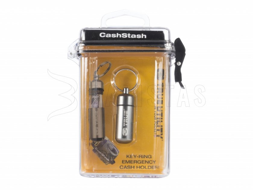 Colgante con depósito True Utility CashStash TU241 plata
