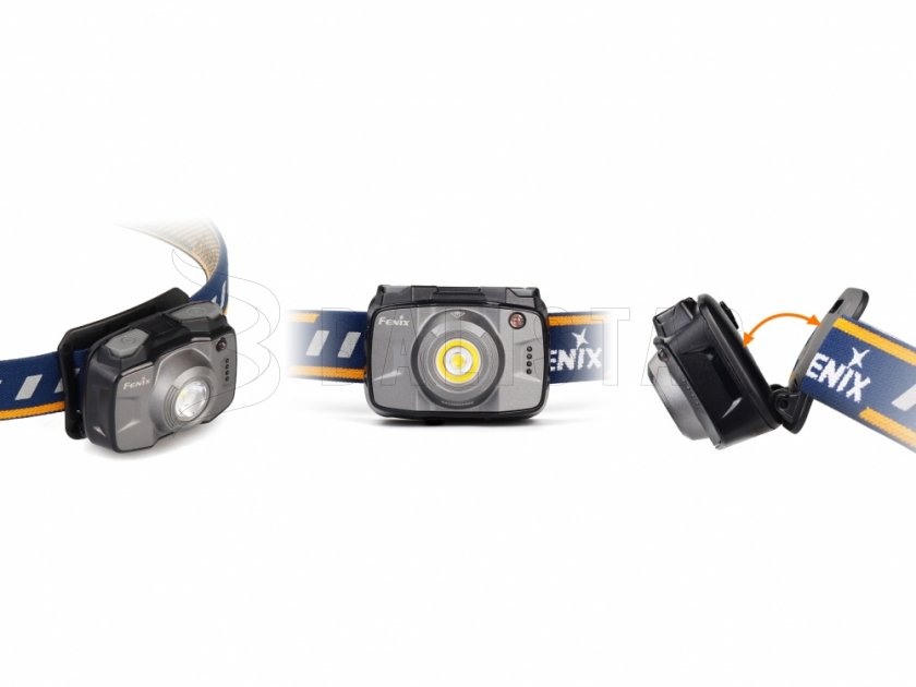 Linterna frontal LED Fenix HL32R gris