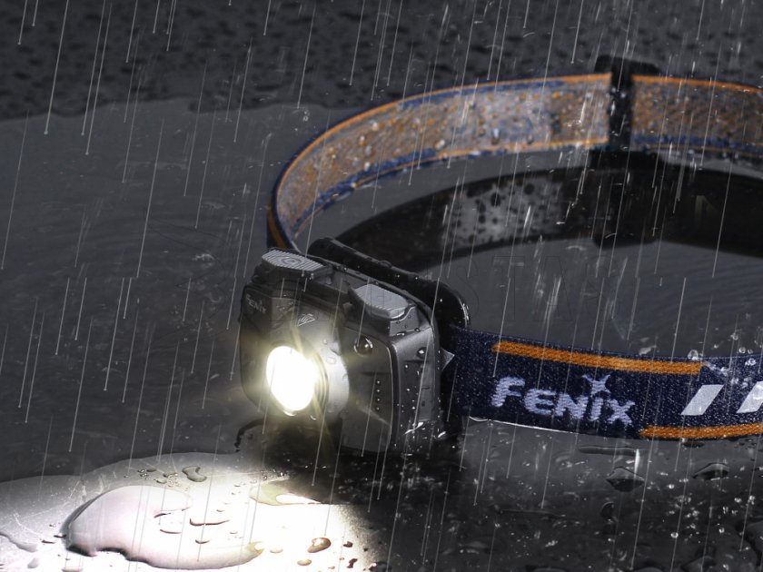 Linterna frontal LED Fenix HL32R gris