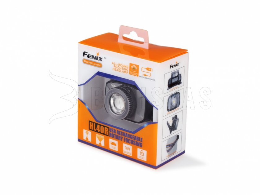 Linterna frontal LED Fenix HL40R azul