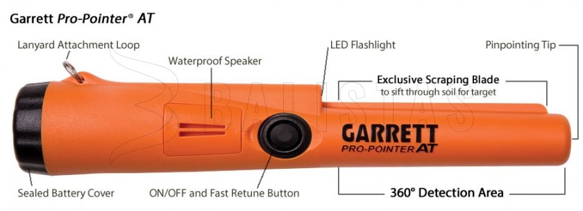Detector de metales Garrett ProPointer AT