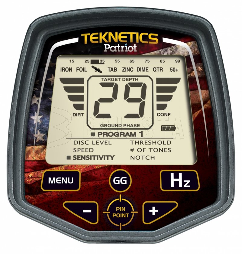 Detector de metales Teknetics Patriot
