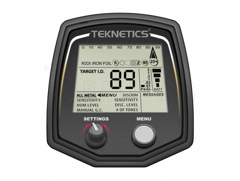 Detector de metales Teknetics T2 Classic 11" DD pala + Pinpointer TekPoint