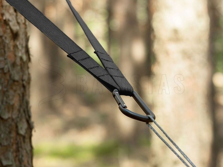 Juego de hamacas colgantes Lesovik Smuk negro