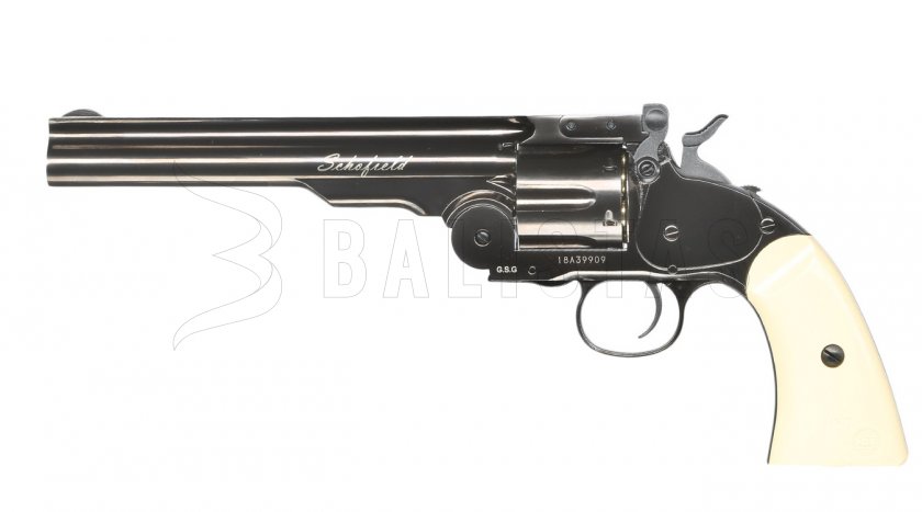 Revólver de aire comprimido ASG Schofield 6" Gris 4,5mm BB
