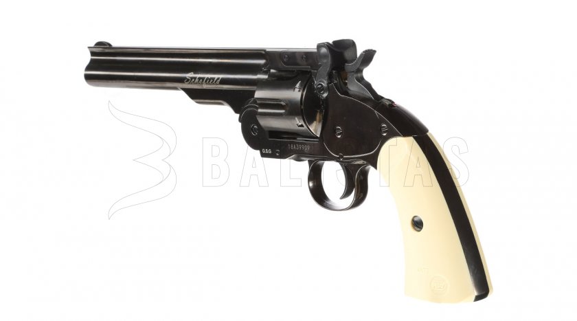 Revólver de aire comprimido ASG Schofield 6" Gris 4,5mm BB