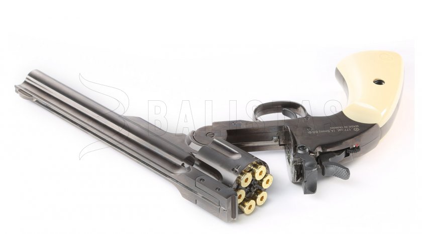 Revólver de aire comprimido ASG Schofield 6" Gris 4,5mm BB