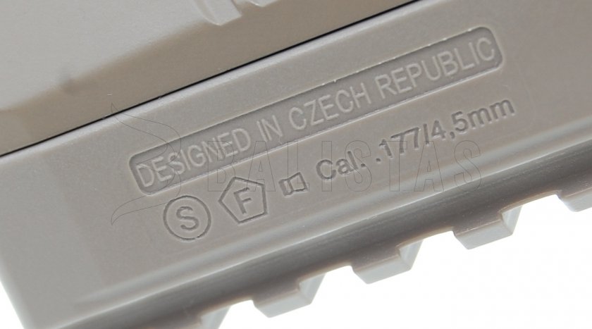 Pistola de aire comprimido ASG CZ P-09 FDE Blowback 4,5mm