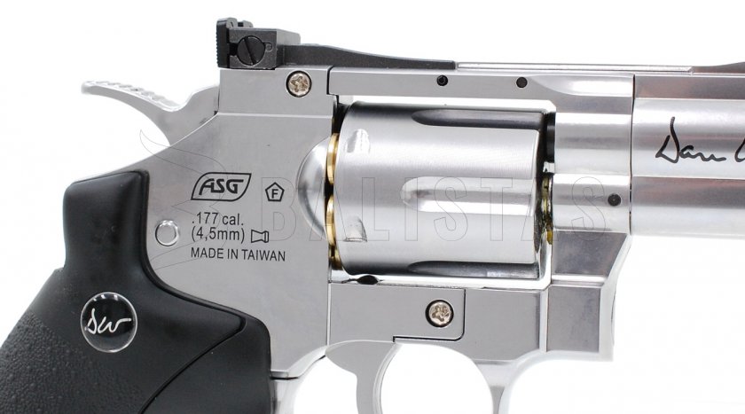Revólver de aire comprimido ASG Dan Wesson 2,5" para perdigones de 4,5mm