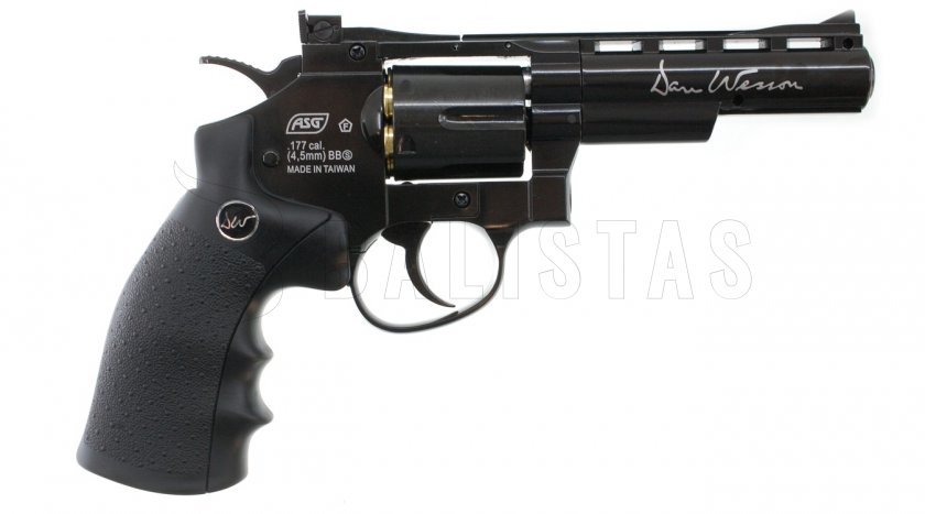ASG Dan Wesson 4" 4,5mm revólver de aire comprimido