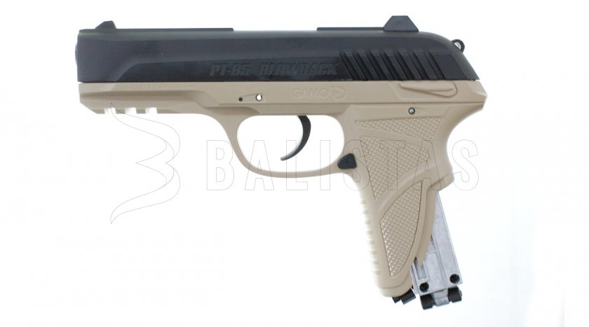 Pistola de aire comprimido Gamo PT-85 Blowback Desert 4,5mm
