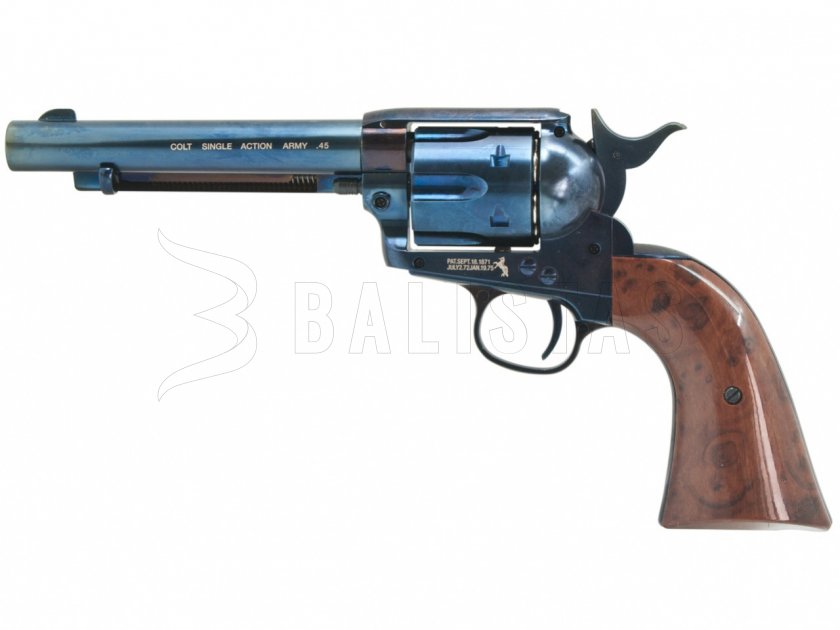 Revólver de aire comprimido Umarex Colt SAA .45 Diabolo Blued/Brown 4,5mm