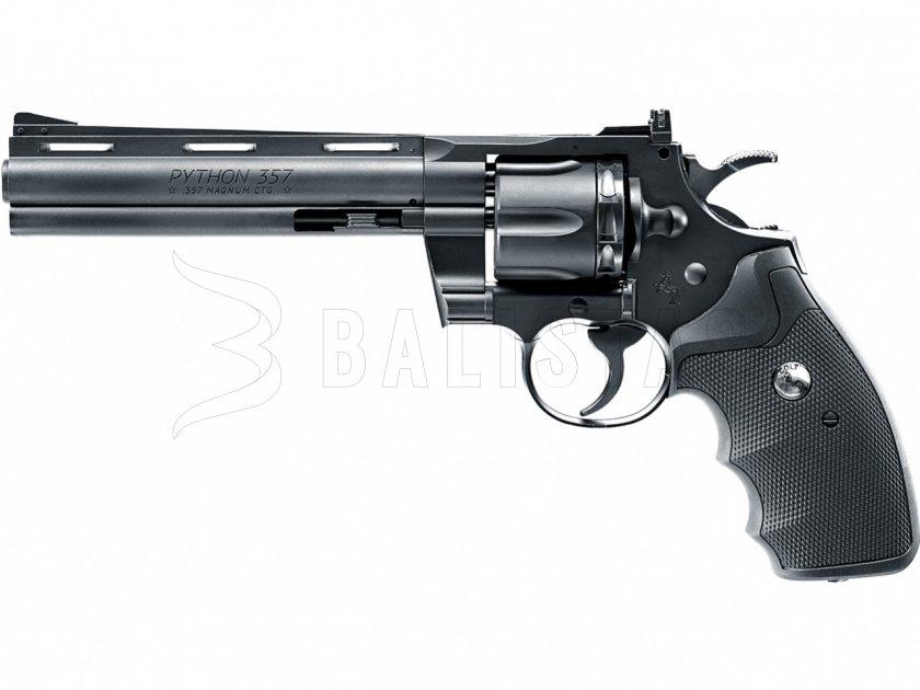 Revólver de aire comprimido Umarex Colt Python 6" negro Diabolo/BB 4,5mm