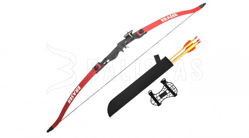 Bow Perfect Line Eraser Escarabajo reflectante 18lb rojo