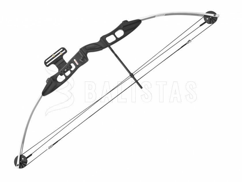 Bow Perfect Line Cobra 55lb plata izquierda