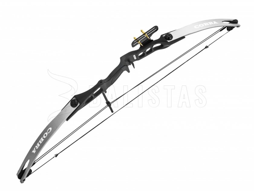 Bow Perfect Line Cobra 55lb plata izquierda
