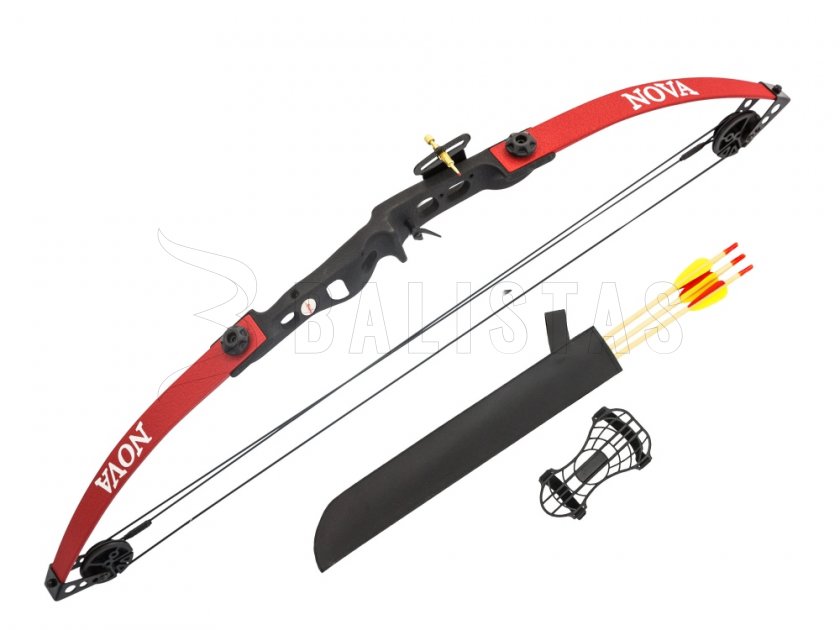 Arco Perfect Line Nova Beetle compuesto 25lb rojo