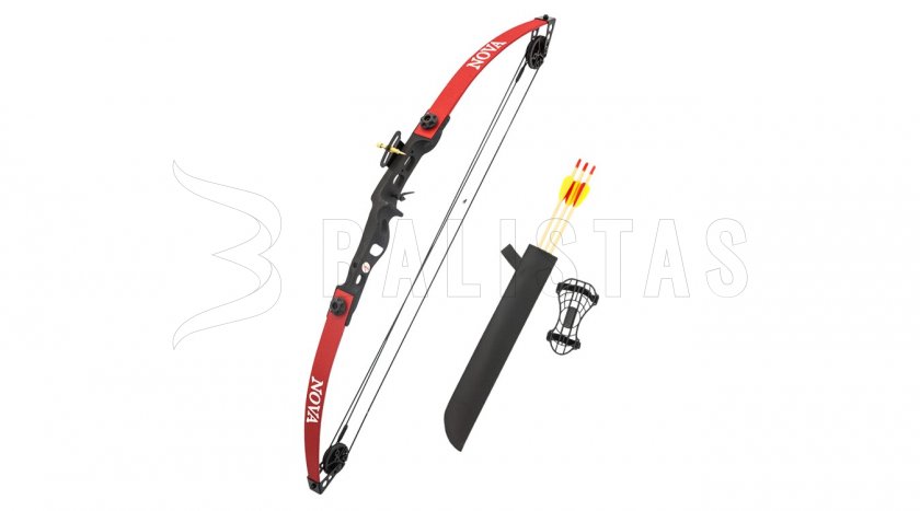 Arco Perfect Line Nova Beetle compuesto 25lb rojo