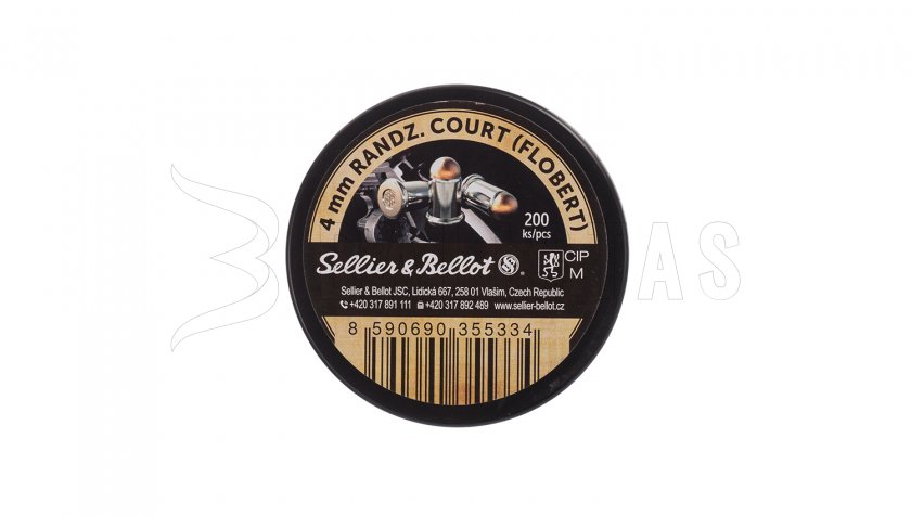 Balas Flobert Sellier&amp;Bellot 4mm bola 200pcs