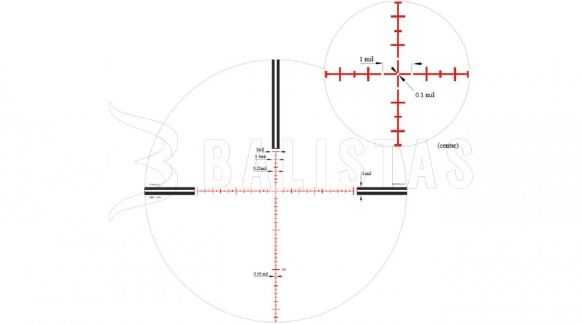 Visor Optisan EVE 3-12x44Pi (MIL-NMH10X)