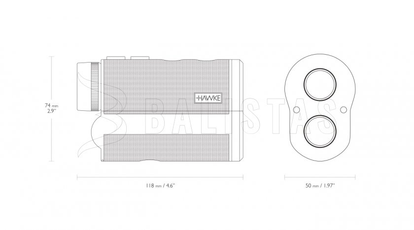 Telémetro Laser Range Finder 400 2