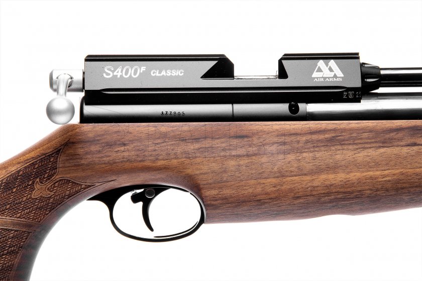 Carabina de aire comprimido Air Arms S400 Rifle 4,5mm Nogal