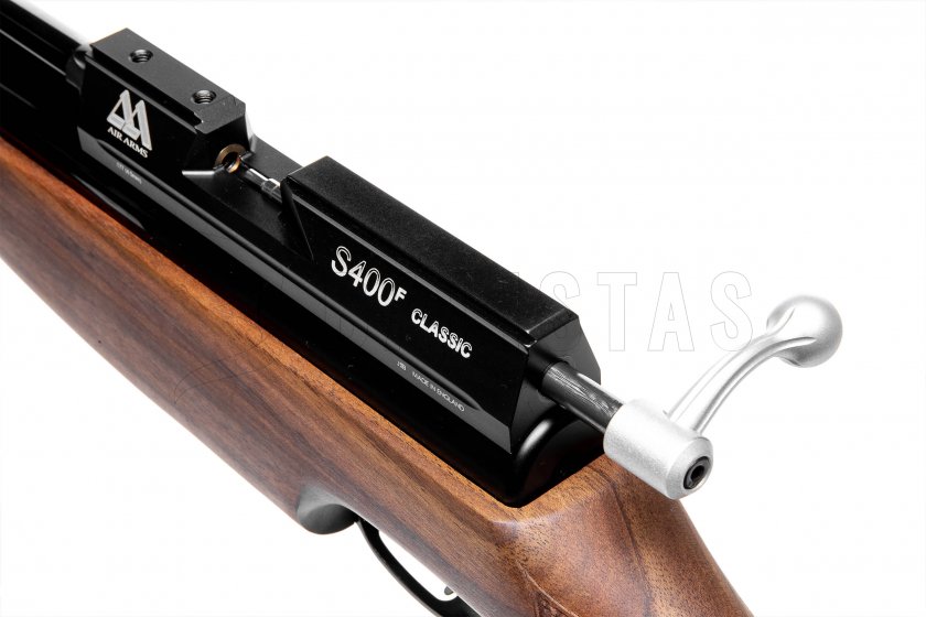 Carabina de aire comprimido Air Arms S400 Rifle 4,5mm Nogal