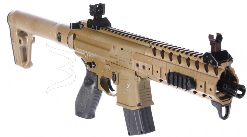 Sig Sauer MPX 4,5mm FDE Carabina de aire comprimido de arena con colimador