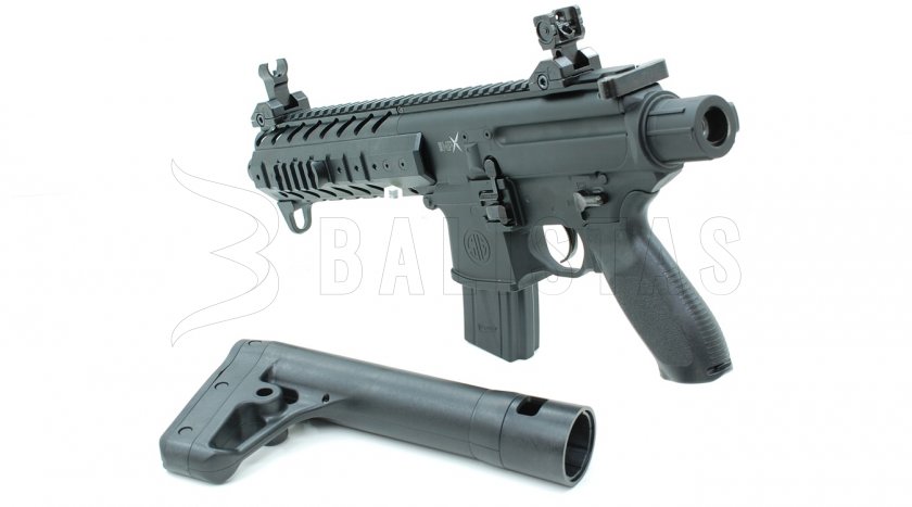 Carabina de aire Sig Sauer MPX 4,5mm con colimador