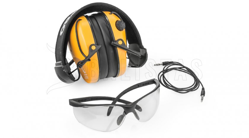 Auriculares RealHunter Active Pro Naranja + Gafas