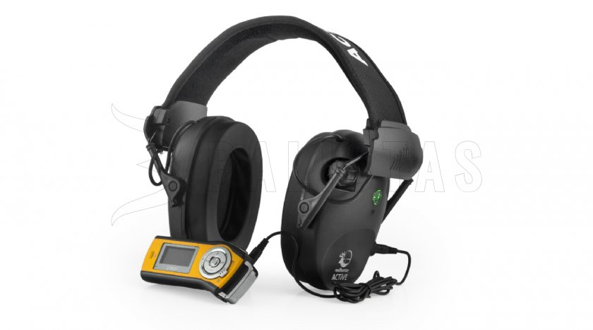 RealHunter Active Pro Auriculares + Gafas Negras