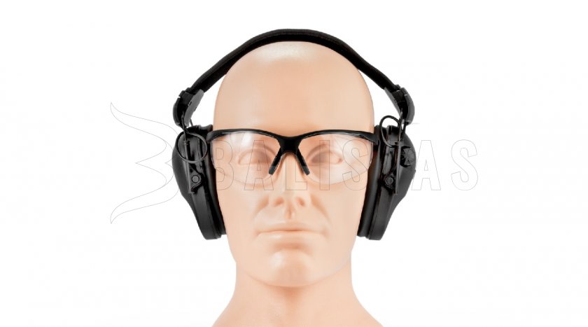 RealHunter Active Pro Auriculares + Gafas Negras