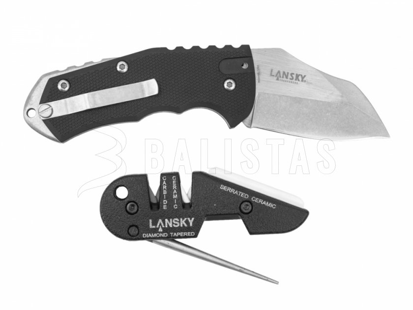 Juego cuchillo Lansky World Legal + afilador PSMED01