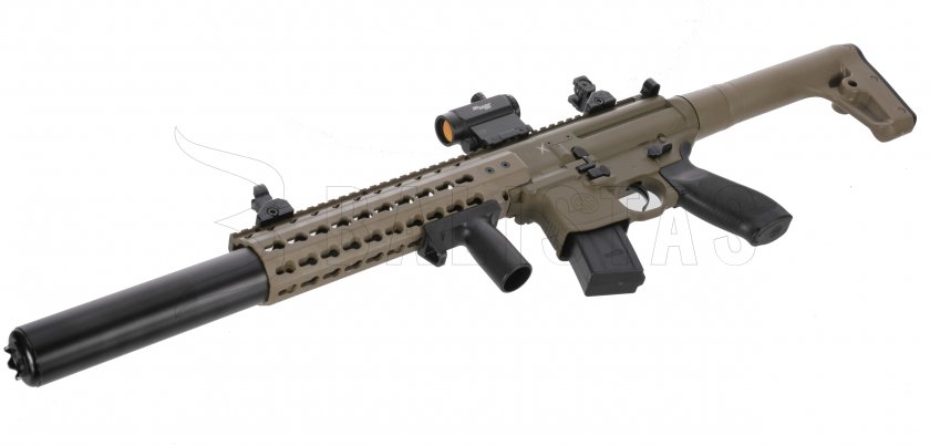 Carabina de aire comprimido Sig Sauer MCX FDE 4,5mm con colimador