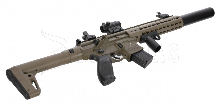 Carabina de aire comprimido Sig Sauer MCX FDE 4,5mm con colimador