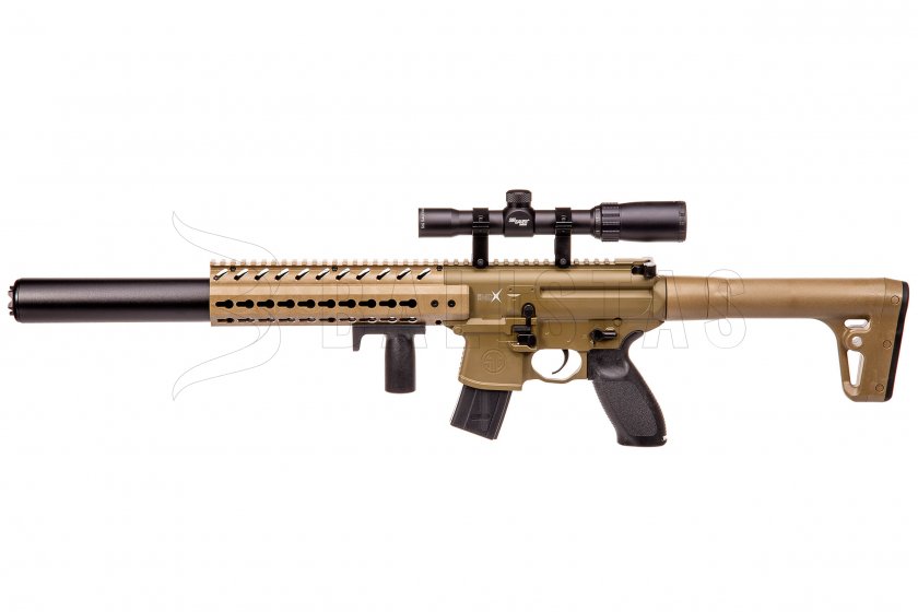 Sig Sauer MCX FDE 4,5mm carabina de aire comprimido con visor