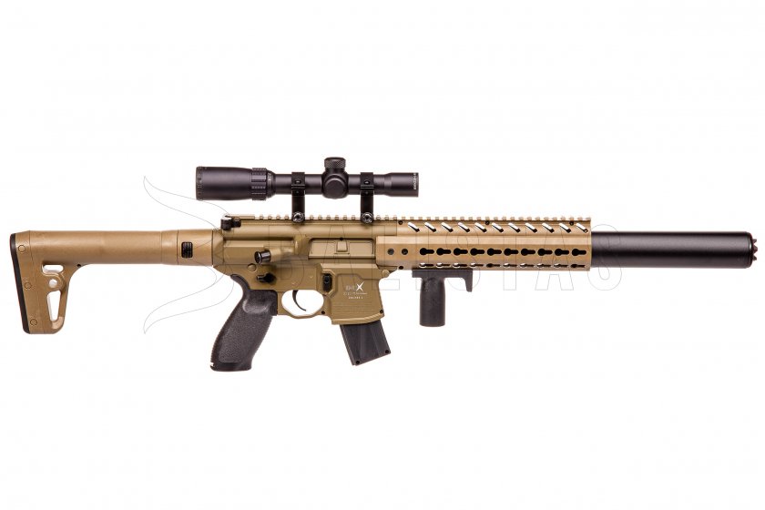 Sig Sauer MCX FDE 4,5mm carabina de aire comprimido con visor