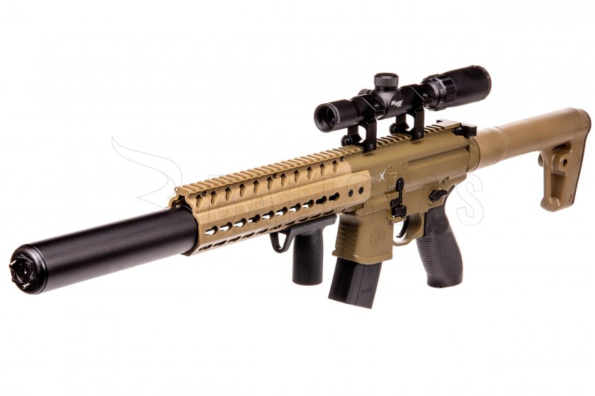Sig Sauer MCX FDE 4,5mm carabina de aire comprimido con visor