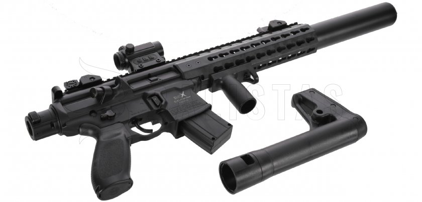 Carabina de aire comprimido Sig Sauer MCX 4,5mm con colimador