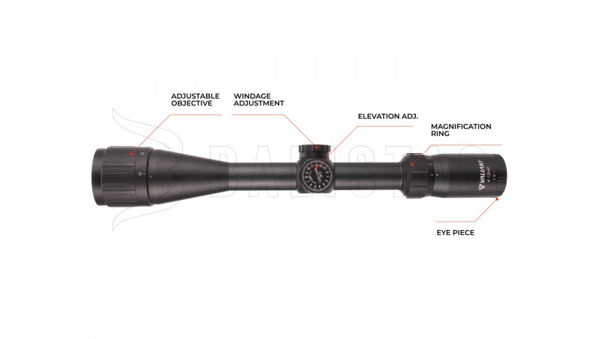 Visor Valiant Themys 4-12x40 AO RAQ