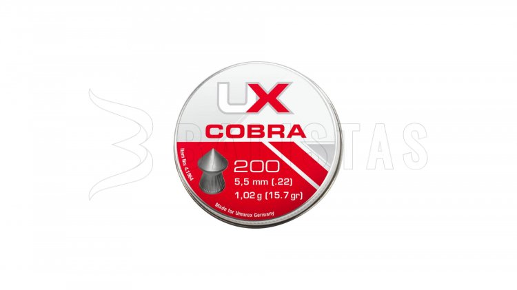 Diábolo Umarex Cobra 200pcs cal.5,5mm