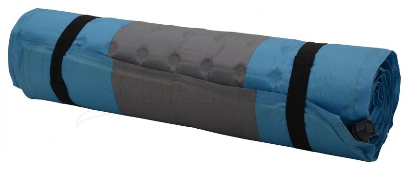 Colchoneta autoinflable Cattara 5cm azul-gris