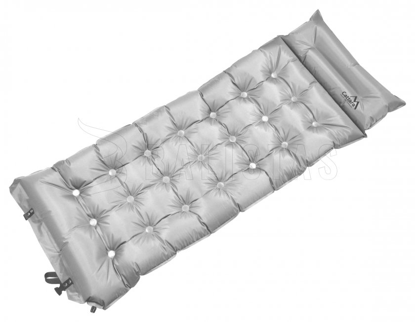 Colchoneta autohinchable para coche Cattara Midnight 180x66x4cm con cojín